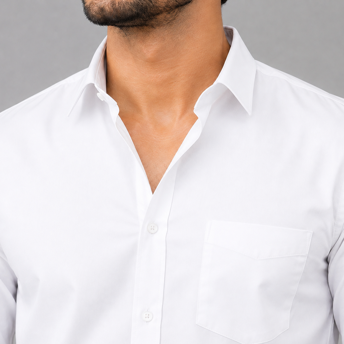 Men's Solid Regular Fit Casual Shirt