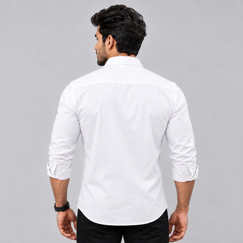 Men's Solid Regular Fit Casual Shirt